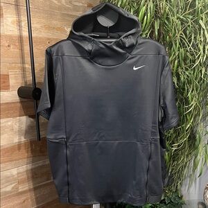 NWT Nike short sleeved hoodie dark gray. 3x